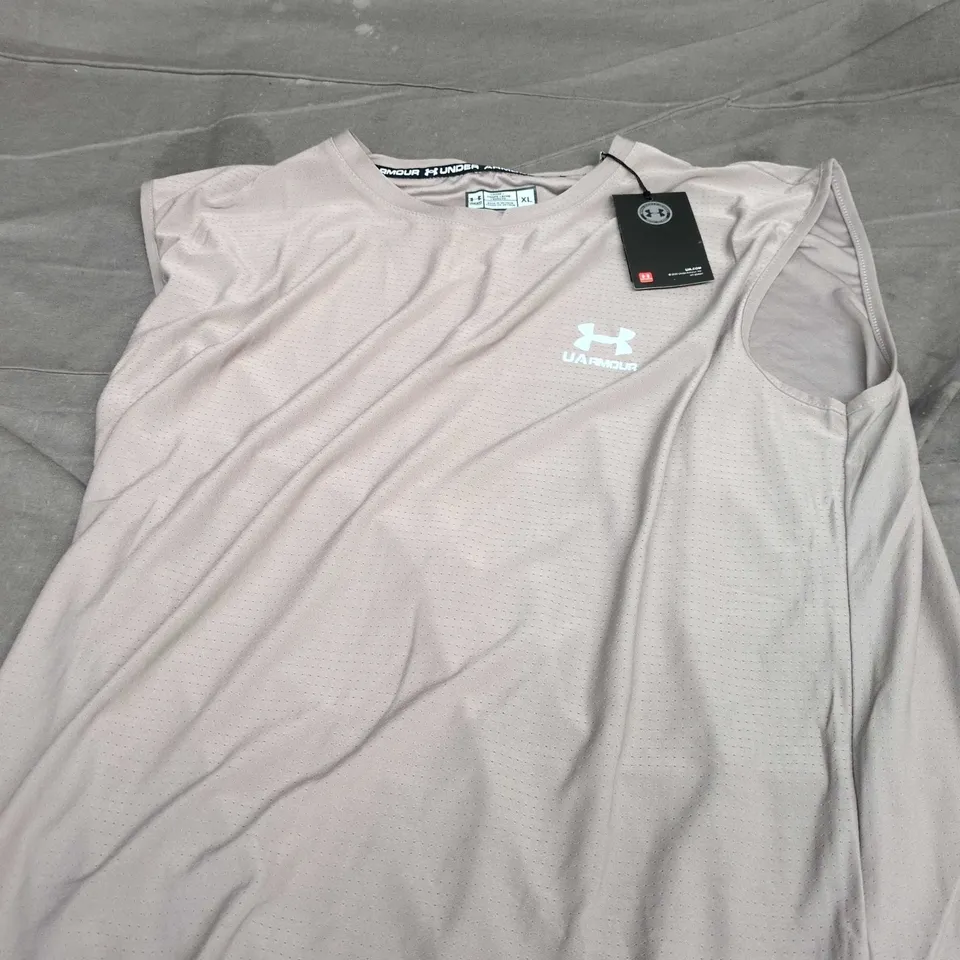 UNDER ARMOUR LOOSE FIT SLEEVELESS TOP – TANK, MEN'S XL