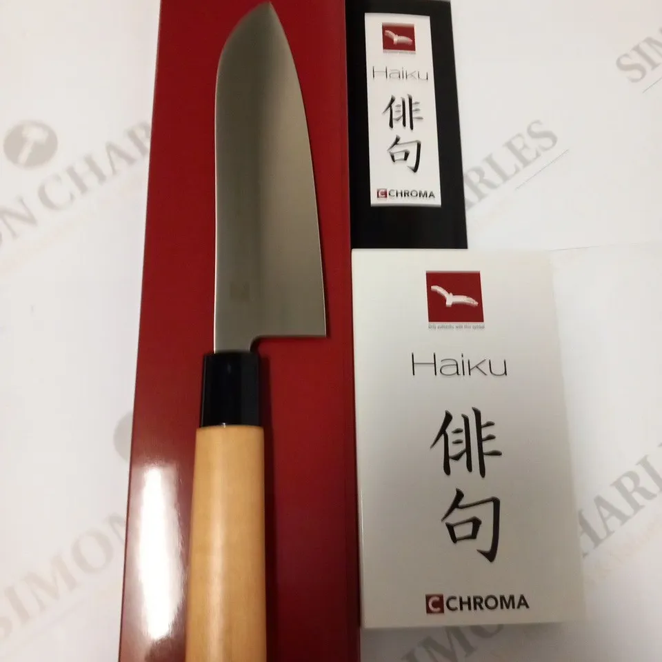 BRAND NEW BOXED CHROMA HAIKU H05 17CM SANTOKU KNIFE
