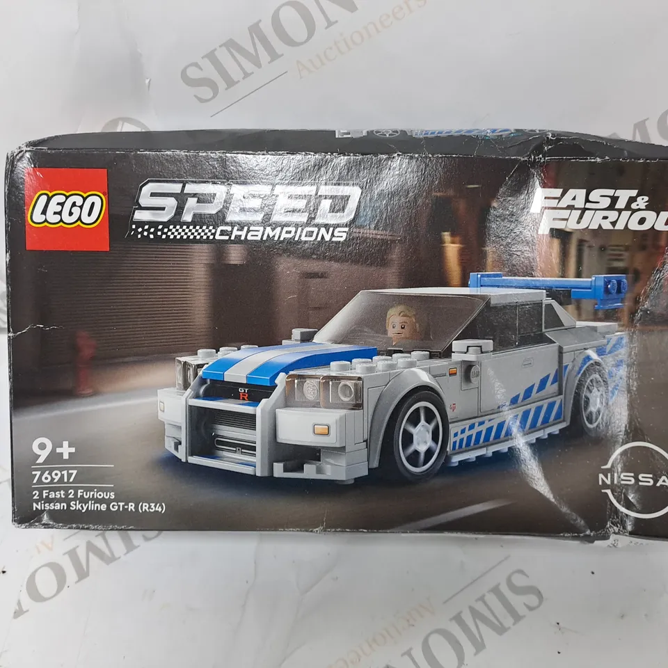 BOXED LEGO SPEED CHAMPIONS 2 FAST 2 FURIOUS NISSAN SKYLINE 76917 RRP £20.5