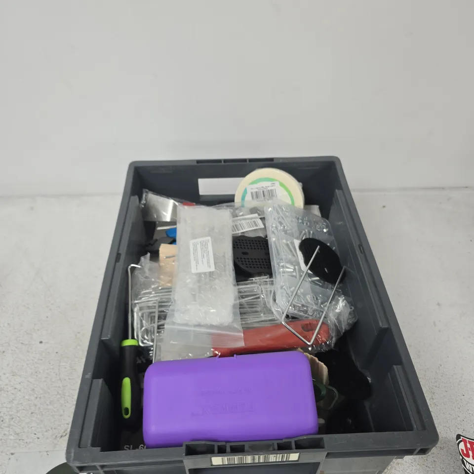 TOTE OF APPROXIMATELY 14 ASSORTED ITEMS TO INCLUDE: JB WELD