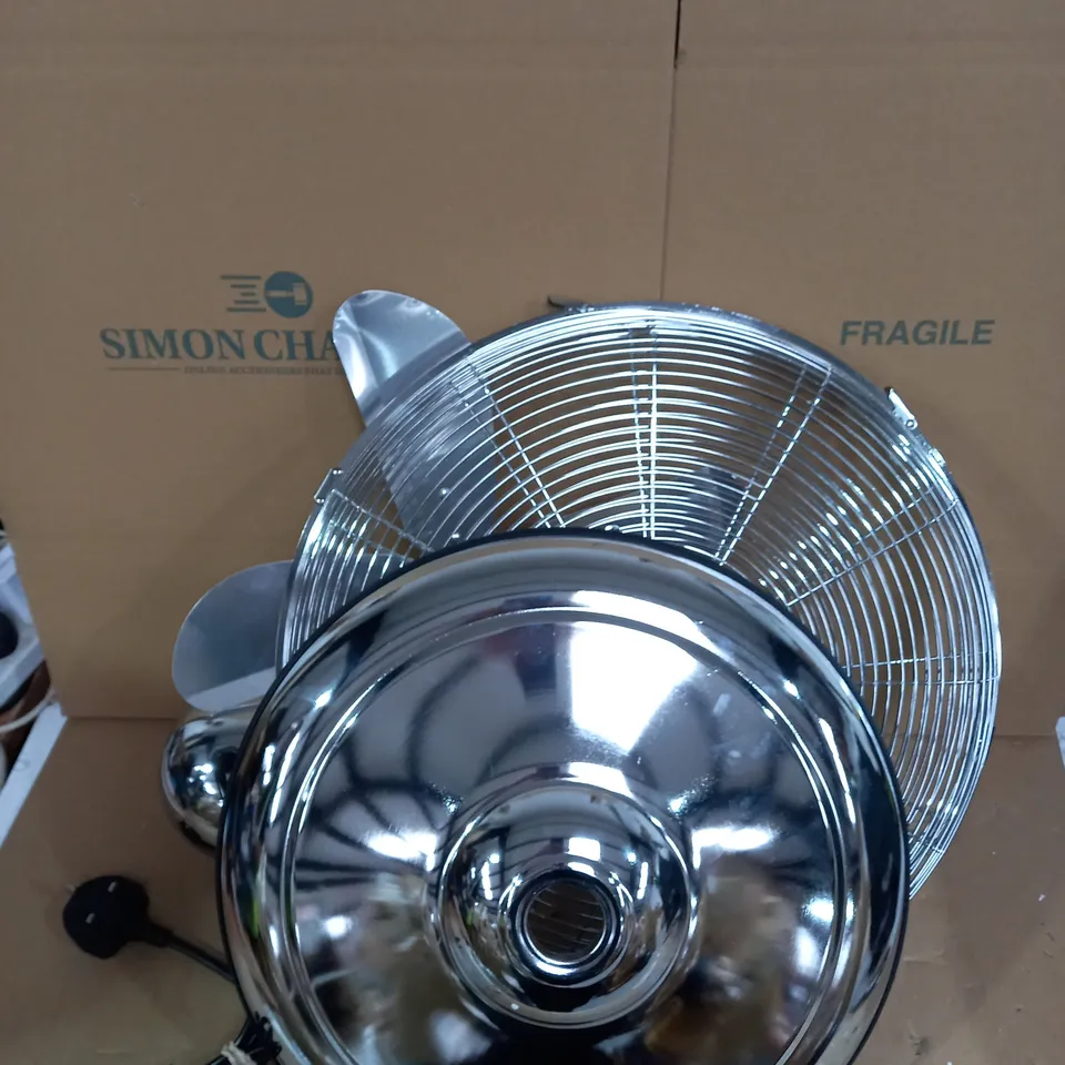 CHALLENGE 16 INCH CHROME PEDESTAL FAN