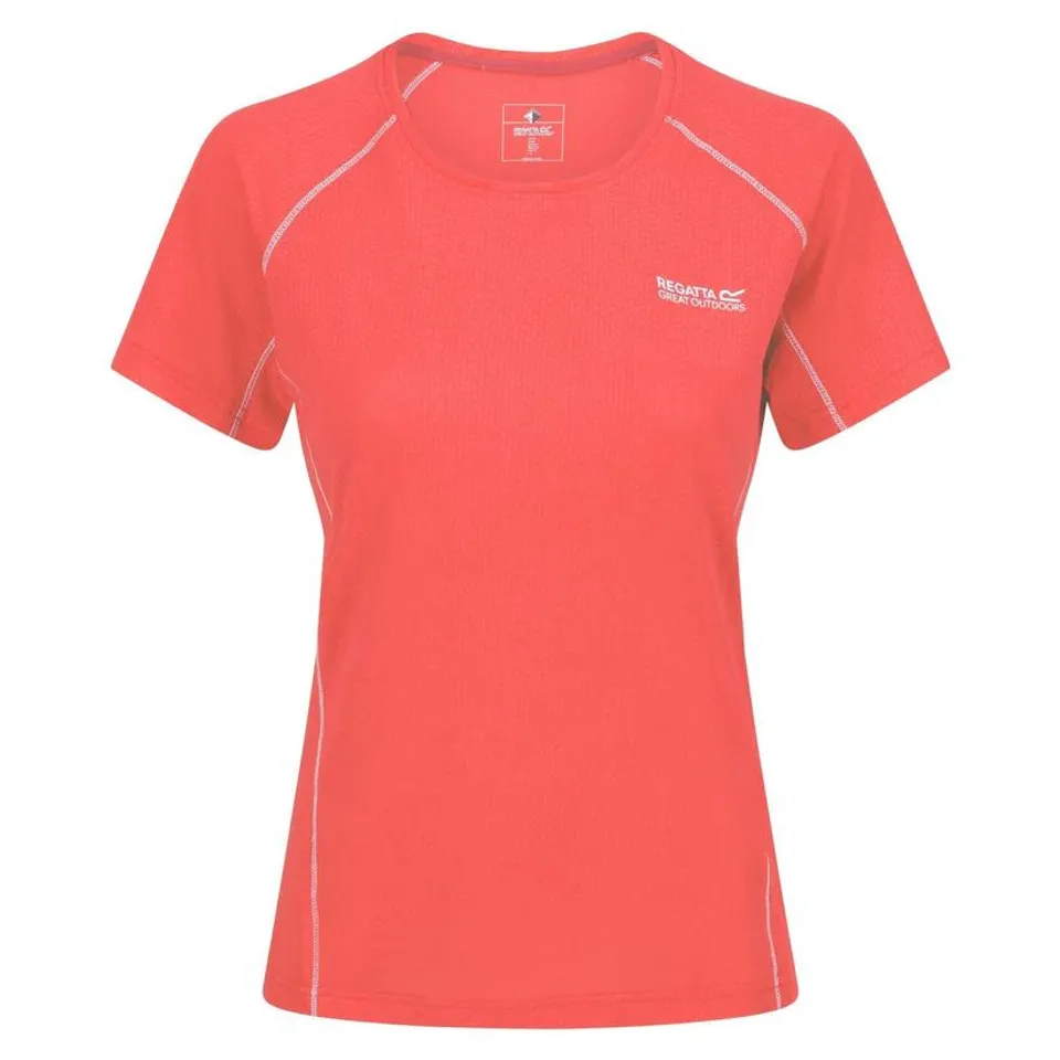 REGATTA DEVOTEII T-SHIRT NEON PEACH SIZE 14