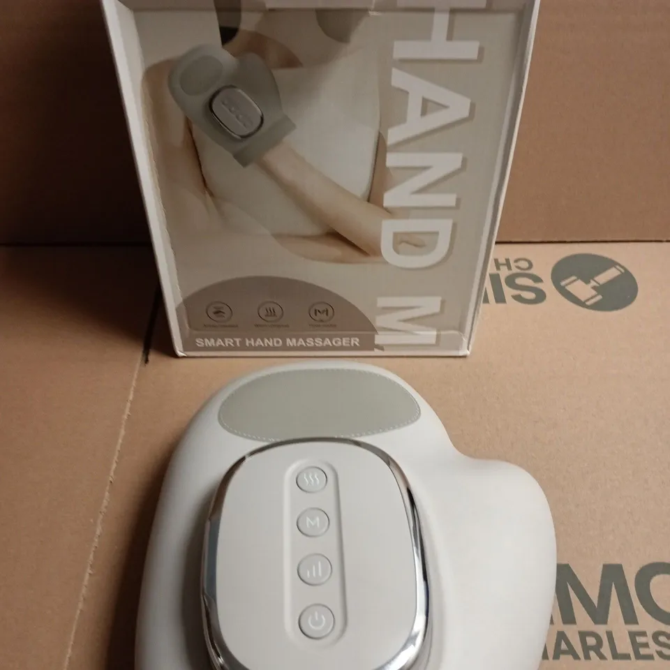 SMART HAND MASSAGER – WHITE/GRAY