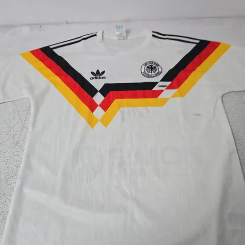 ADIDAS GERMANY NATIONAL TEAM T-SHIRT – ITALIA '90 DESIGN – SIZE UNSPECIFIED