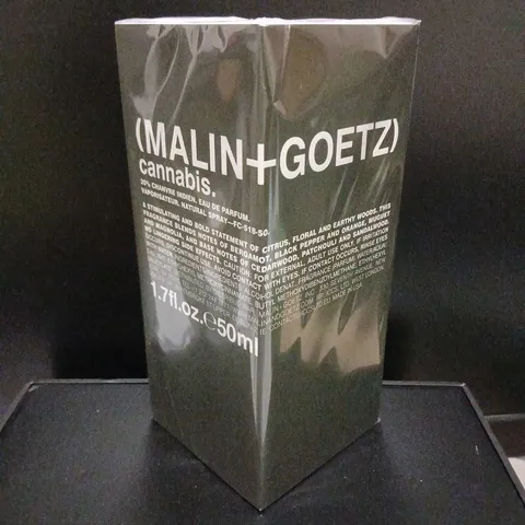BOXED AND SEALED MALIN+GOETZ CANNABIS EAU DE PARFUM 50ML