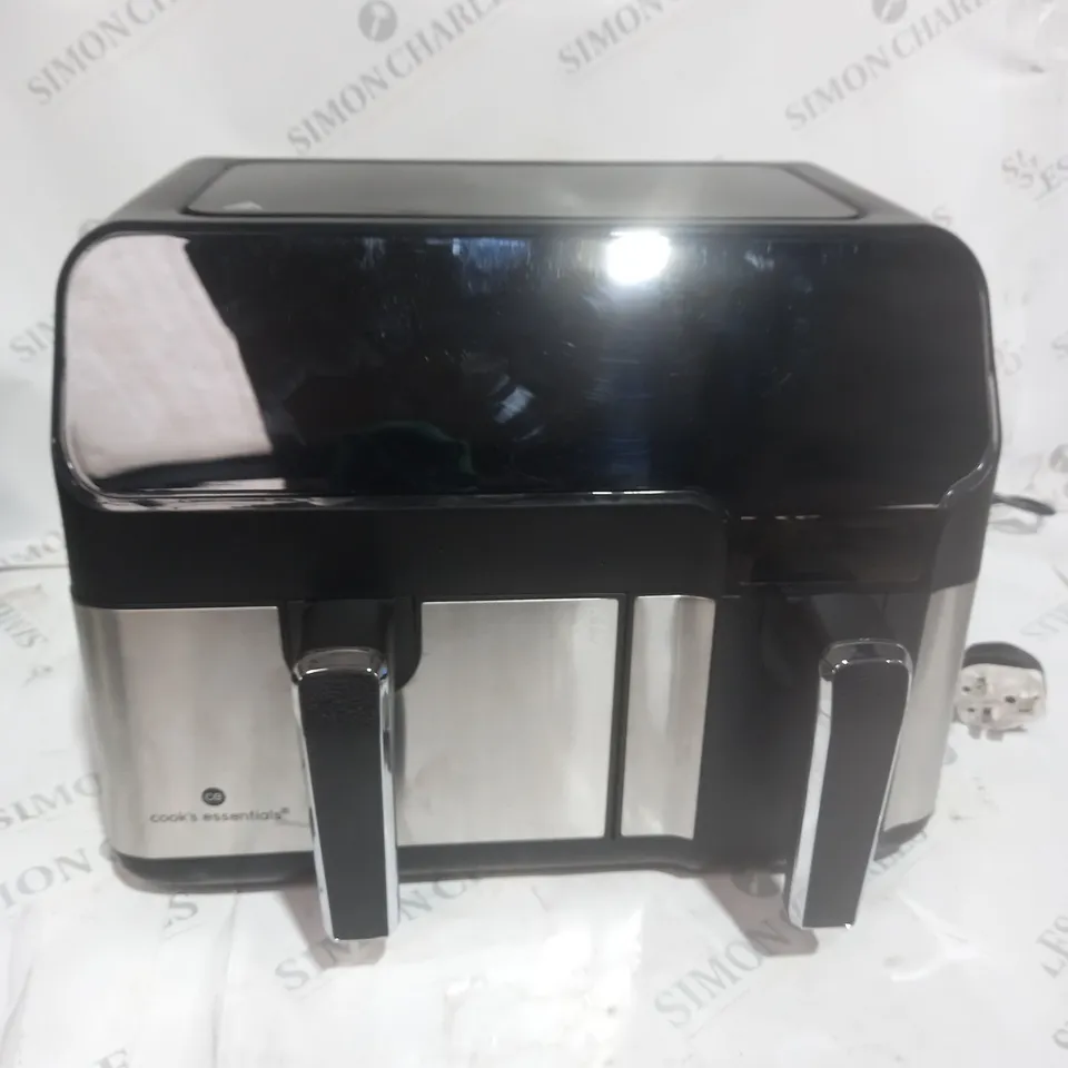 BOXED COOK'S ESSENTIALS 7.7L DUAL AIR FRYER 