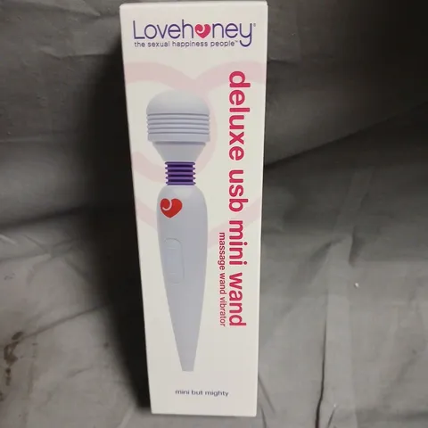 LOVEHONEY DELUXE USB MINI WAND MASSAGE WAND – VIBRATOR