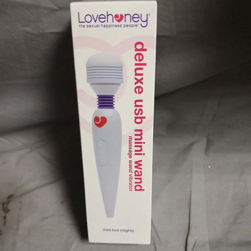 LOVEHONEY DELUXE USB MINI WAND MASSAGE WAND – VIBRATOR