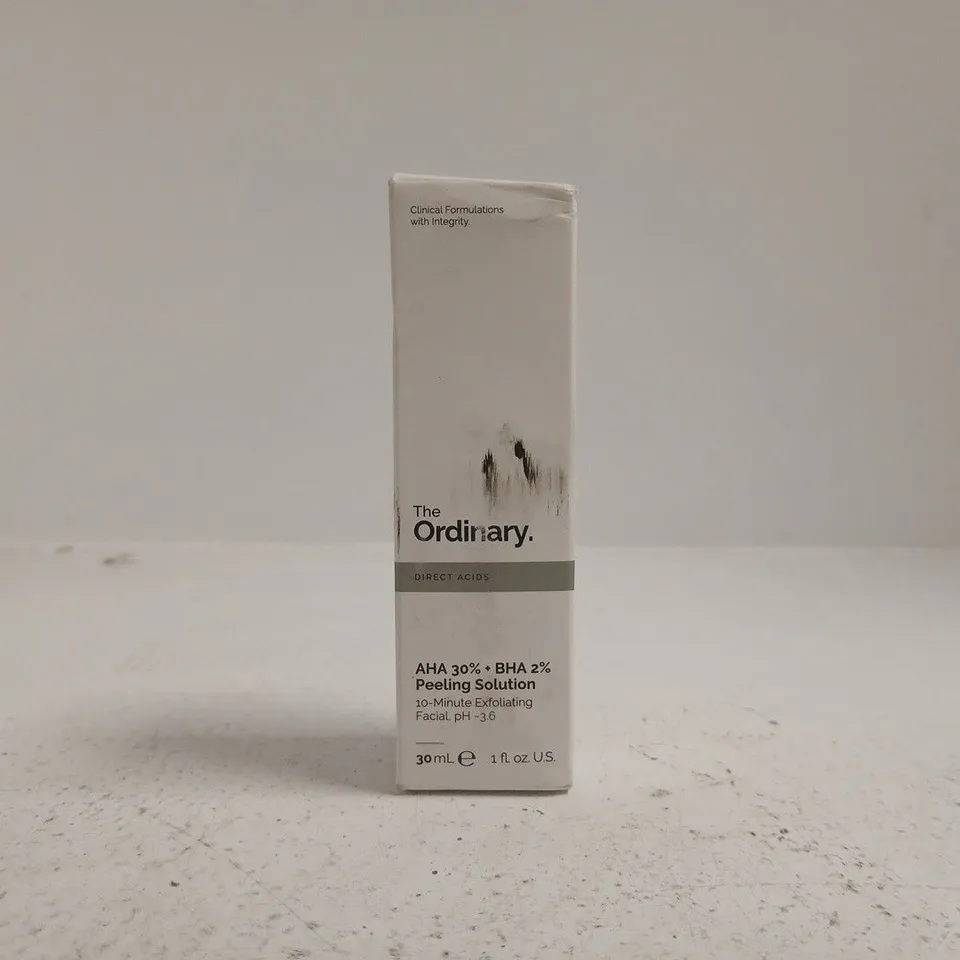 THE ORDINARY AHA 30% + BHA 2% PEELING SOLUTION, 30 ML