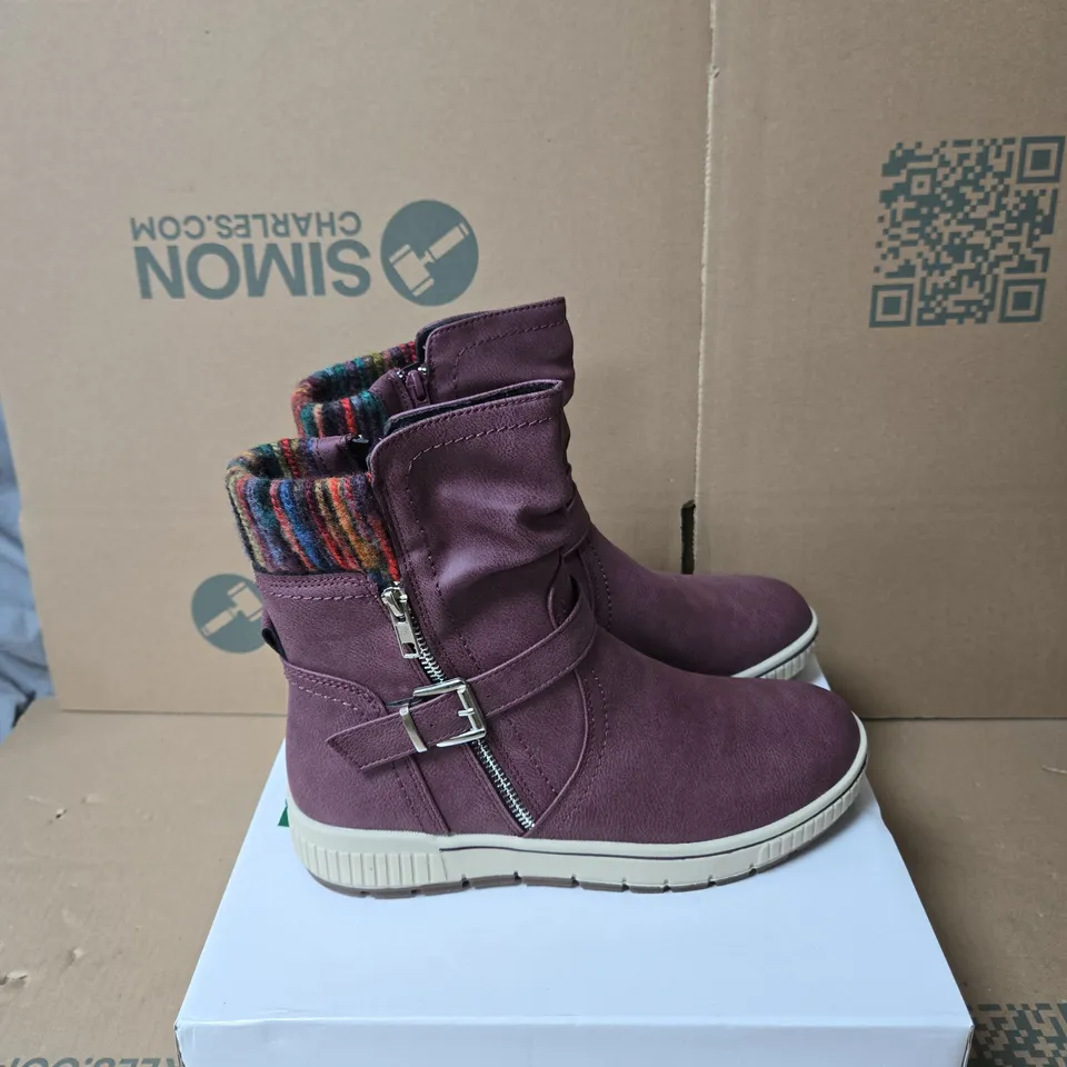 NATRELLE GILLIAN ANKLE BOOTS SIZE 6 BOXED