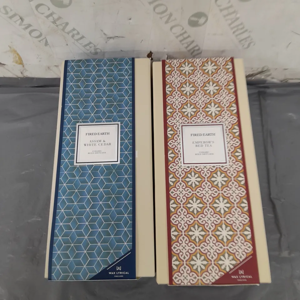 2X FIRED EARTH CERAMIC REED DIFFUSER 