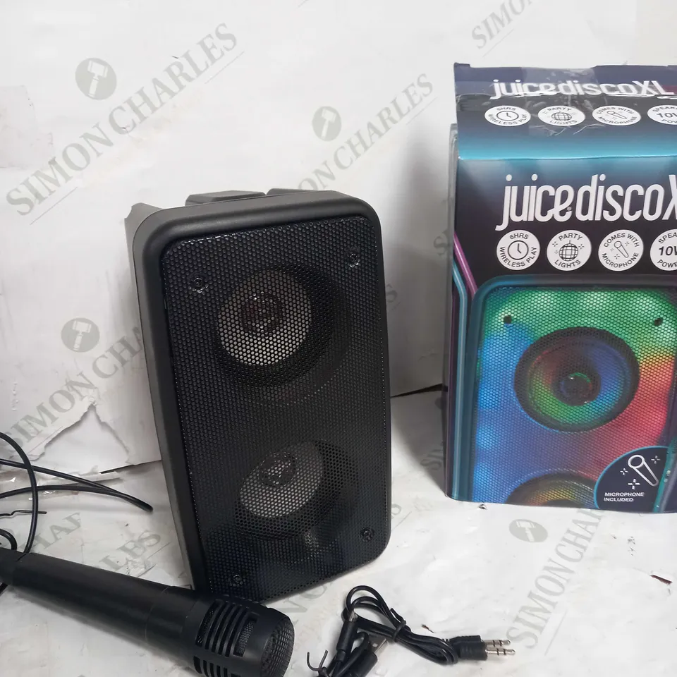 JUICE DISCO XL MICROPHONE NCLUDED