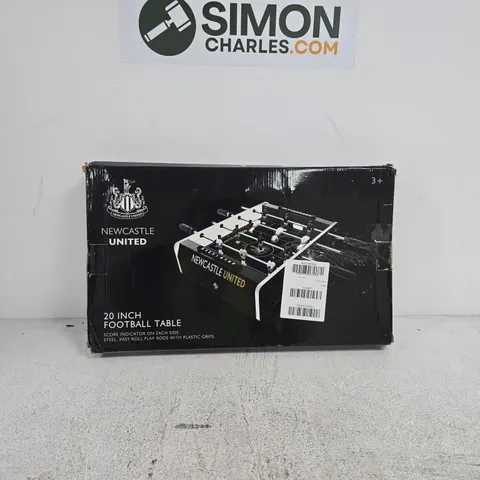 BOXED NEWCASTLE UNITED 20" FOOTBALL TABLE 