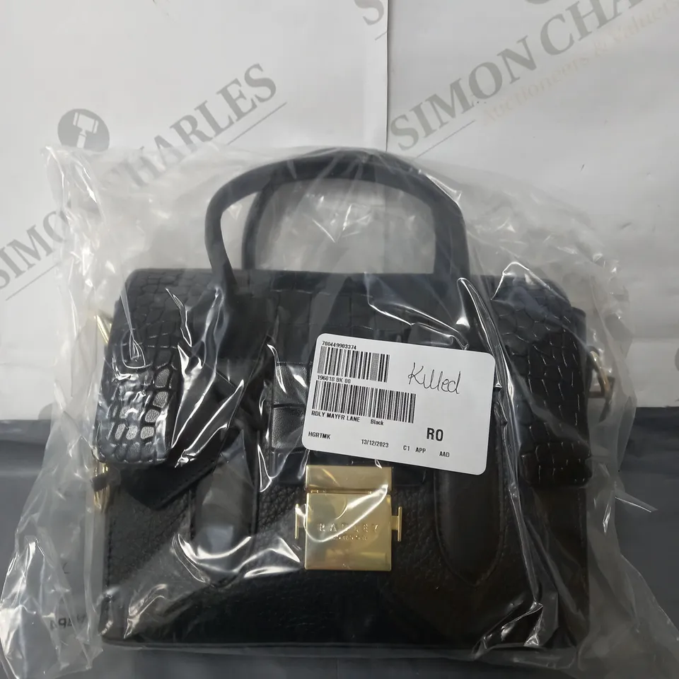 BLACK RADLEY FAUX LEATHER BAG 