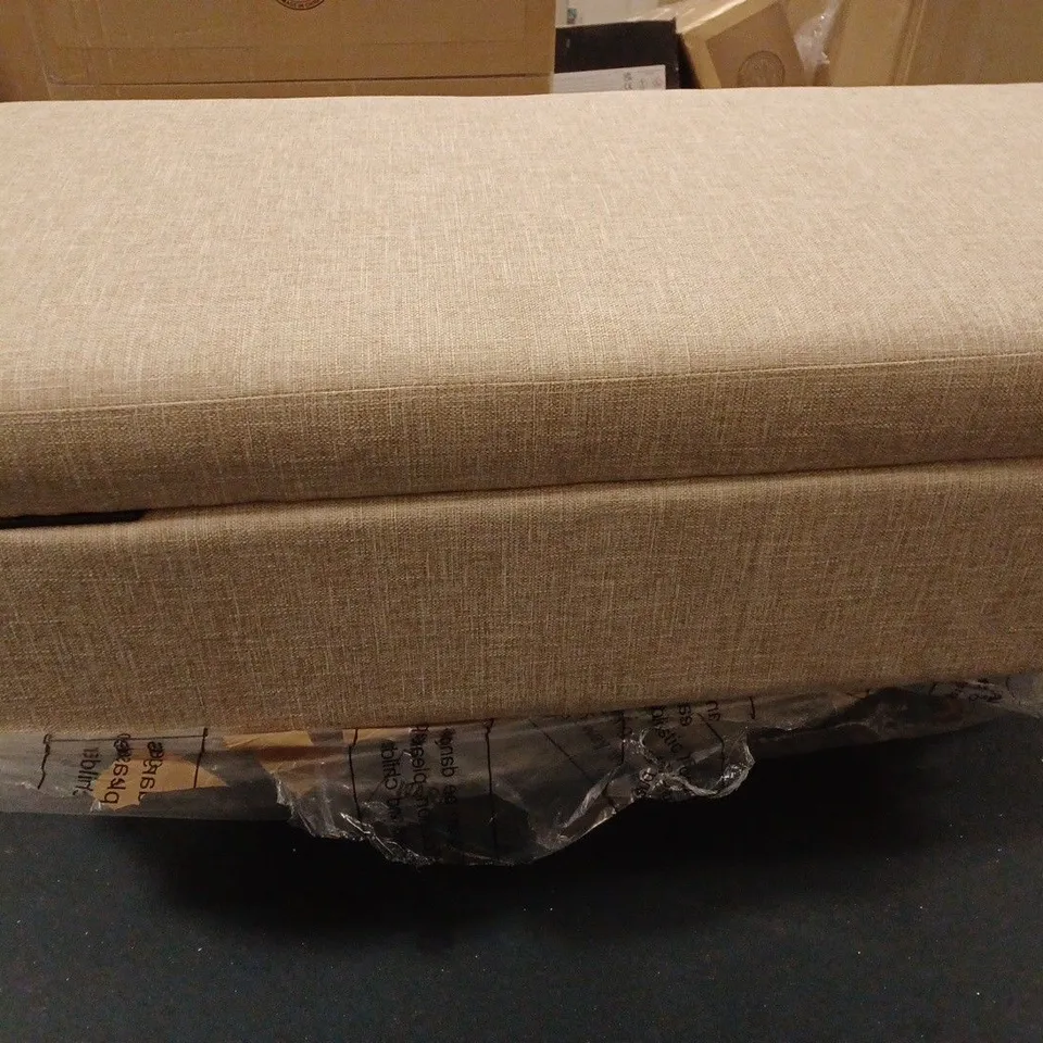 ALISON CORK STORAGE OTTOMAN - COLLECTION ONLY