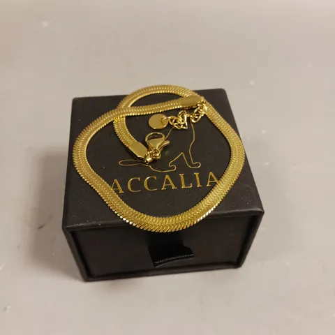 ACCALIA GOLD ROPE CHAIN BRACELET