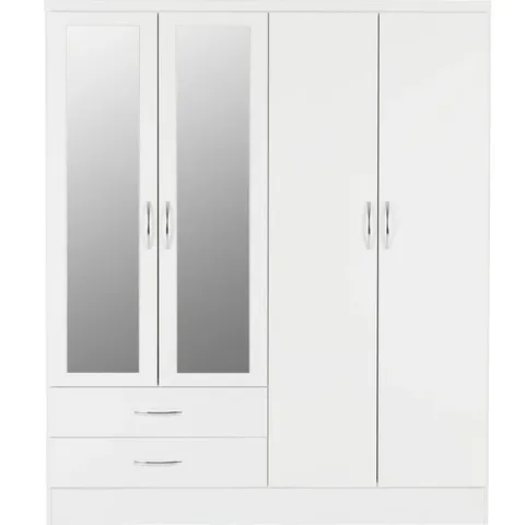 BOXED RAVALLI 4 DOOR WARDROBE (3 BOXES)