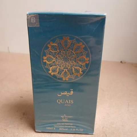 BOXED AND SEALED ARYAN AYKO QUAIS 100ML EAU DE PARFUM