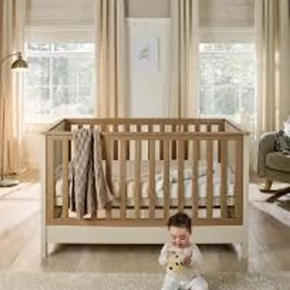 BOXED MAMAS & PAPAS HARWELL COT BED - CASHMERE (2 BOXES)