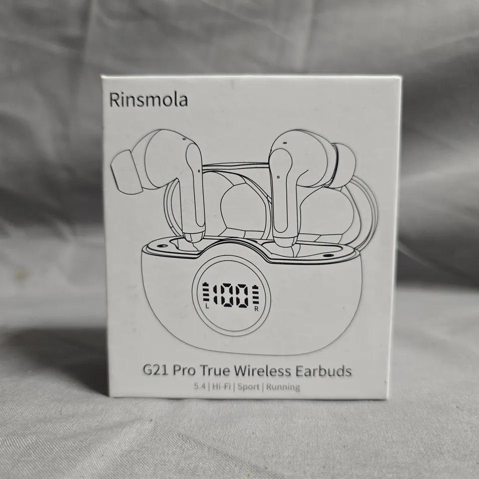 SEALED RINSMOLA G21 PRO TRUE WIRELESS EARBUDS – BOXED