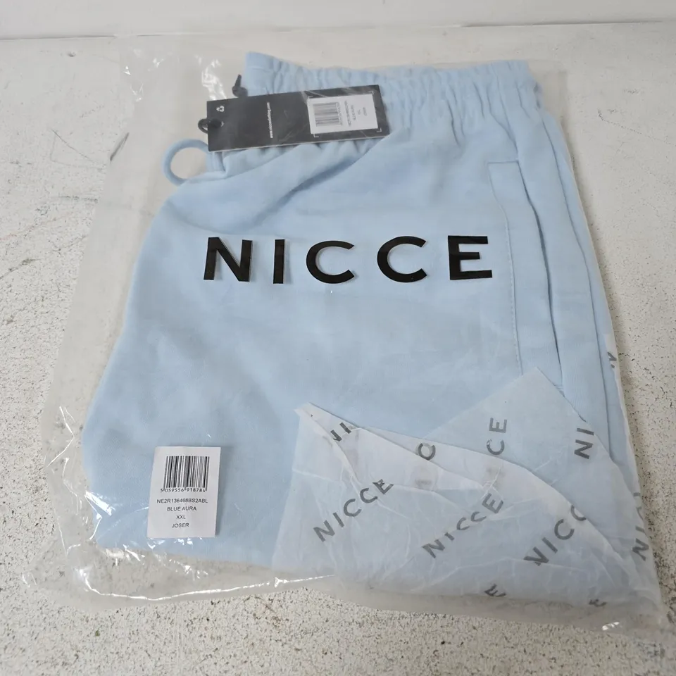 BAGGED NICCE JOSER SHORTS IN BLUE AURA - XXL