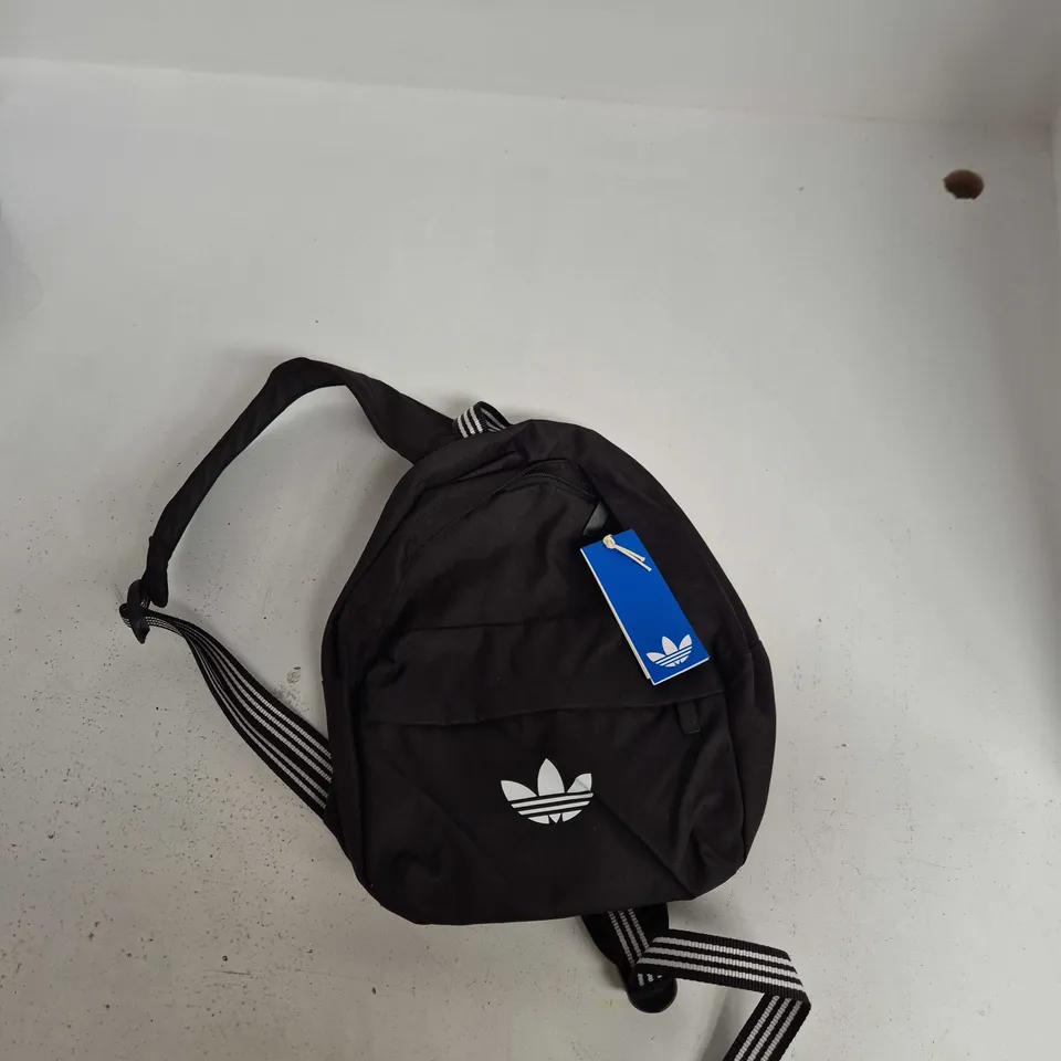 ADIDAS ADICOLOR CROSSBODY BAG – BLACK WITH STRIPED STRAP
