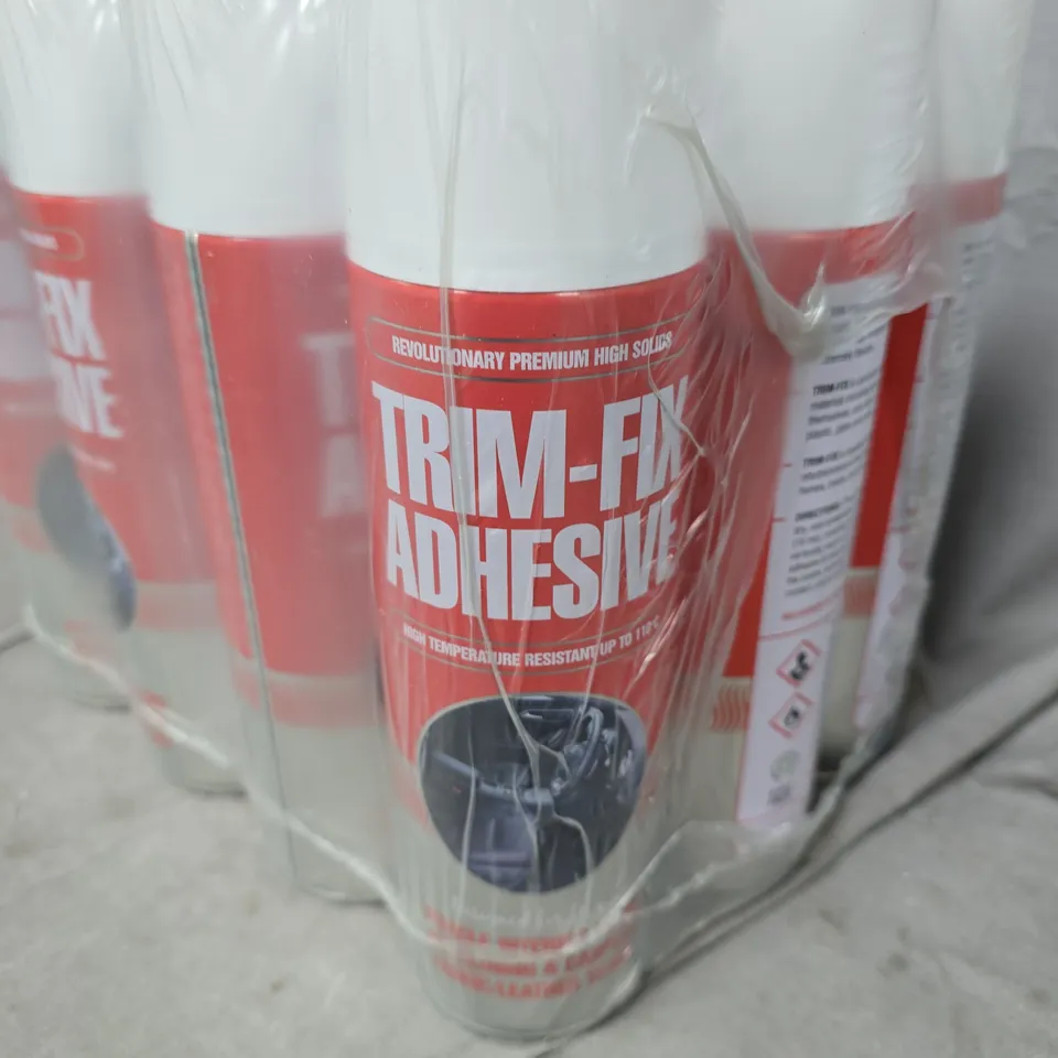 TRIM-FIX ADHESIVE SPRAY CAN PACK (12) 