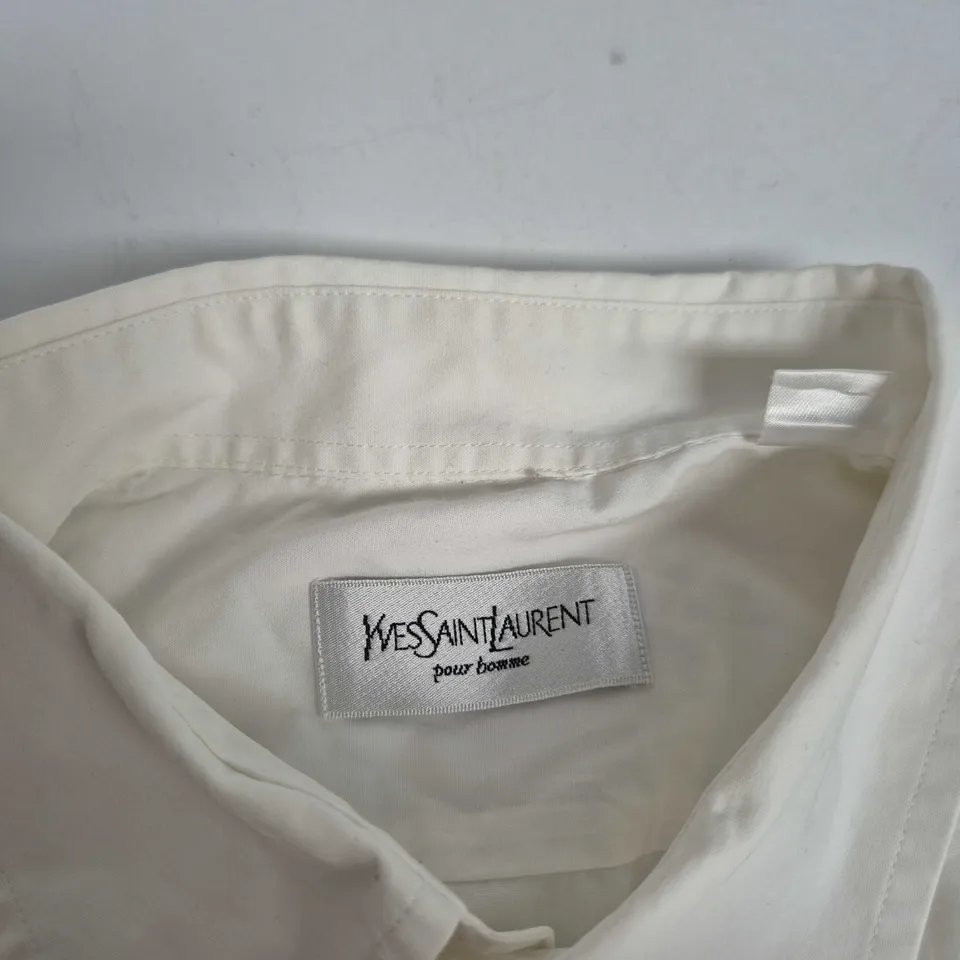 YVES SAINT LAURENT WHITE SHIRT – POUR HOMME SIZE XL