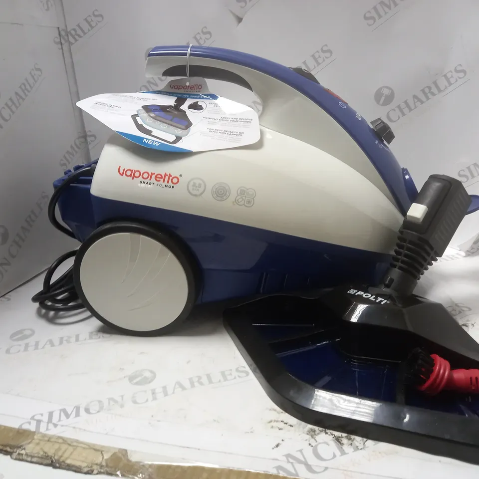 BOXED POLTI VAPORETTO SMART 40 MOP STEAM CLEANER 