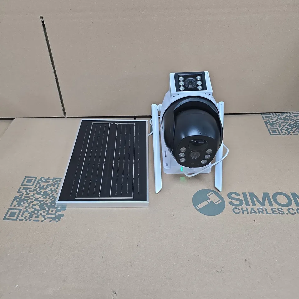 AI SOLAR CAMERA 2-IN-1 SOLAR SECURITY CAMERA KIT WITH SOLAR PANEL – 4G/WIFI, 4K