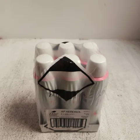 DOVE POWDER FRESH AEROSOL DEODORANT PACK – 6 X 200ML