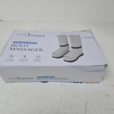 SOULSMART PORTABLE AIRBAG BOOT MASSAGER – BOXED