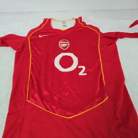 ARSENAL FC 2004/05 HOME SHIRT - SIZE XL