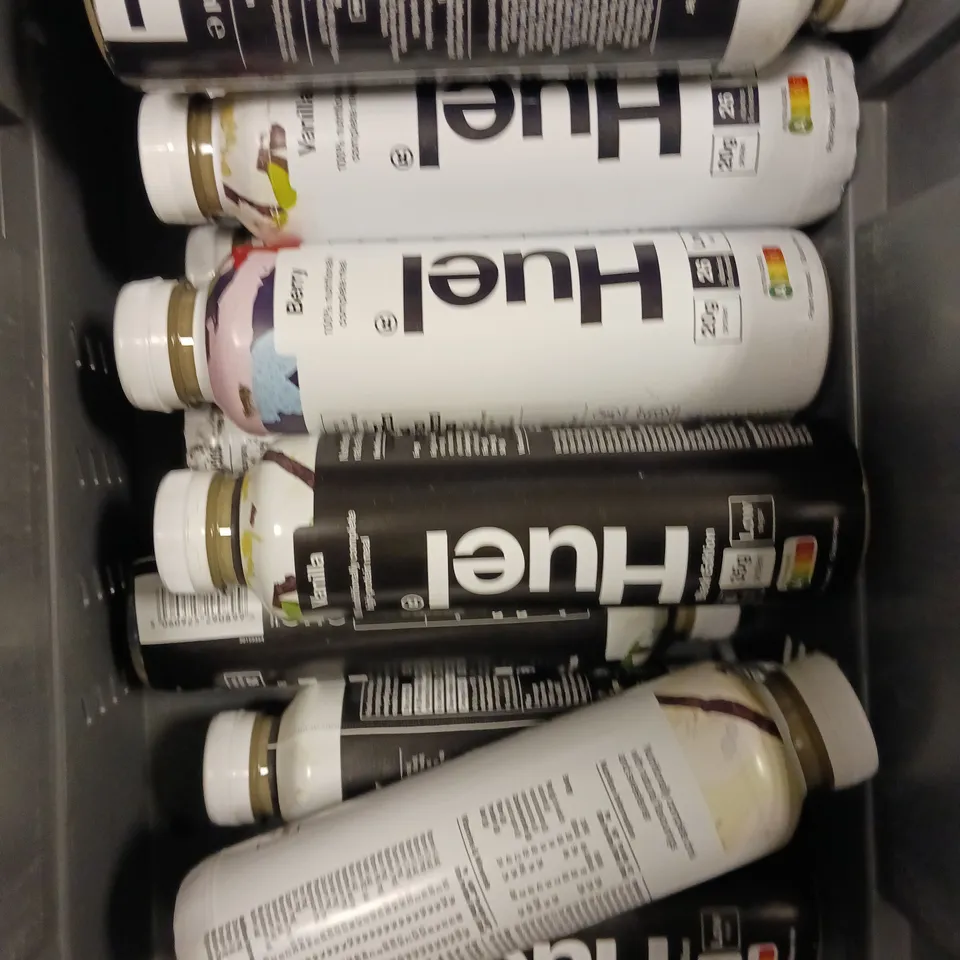 APPROXIMATELY 10 HUEL COMPLETE MEAL DRINKS IN VARIOUS FLAVOURS - COLLECTION ONLY 