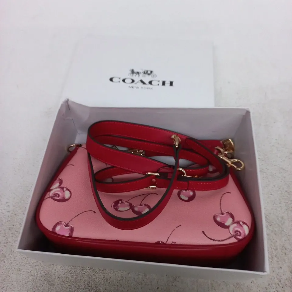 COACH PINK CHERRY PRINT CROSSBODY BAG – WOMEN’S ACCESSORIES