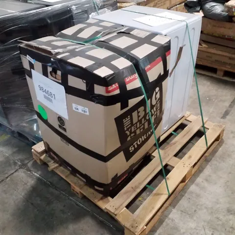 PALLET OF APPROXIMATELY 2 UNPROCESSED RAW RETURN WHITE GOODS TO INCLUDE