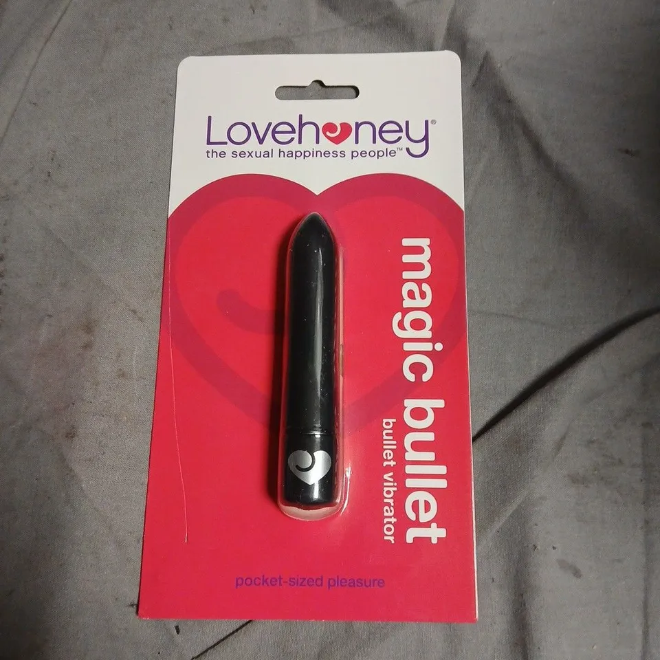LOVEHONEY MAGIC BULLET BULLET VIBRATOR – BLACK, POCKET-SIZED PLEASURE