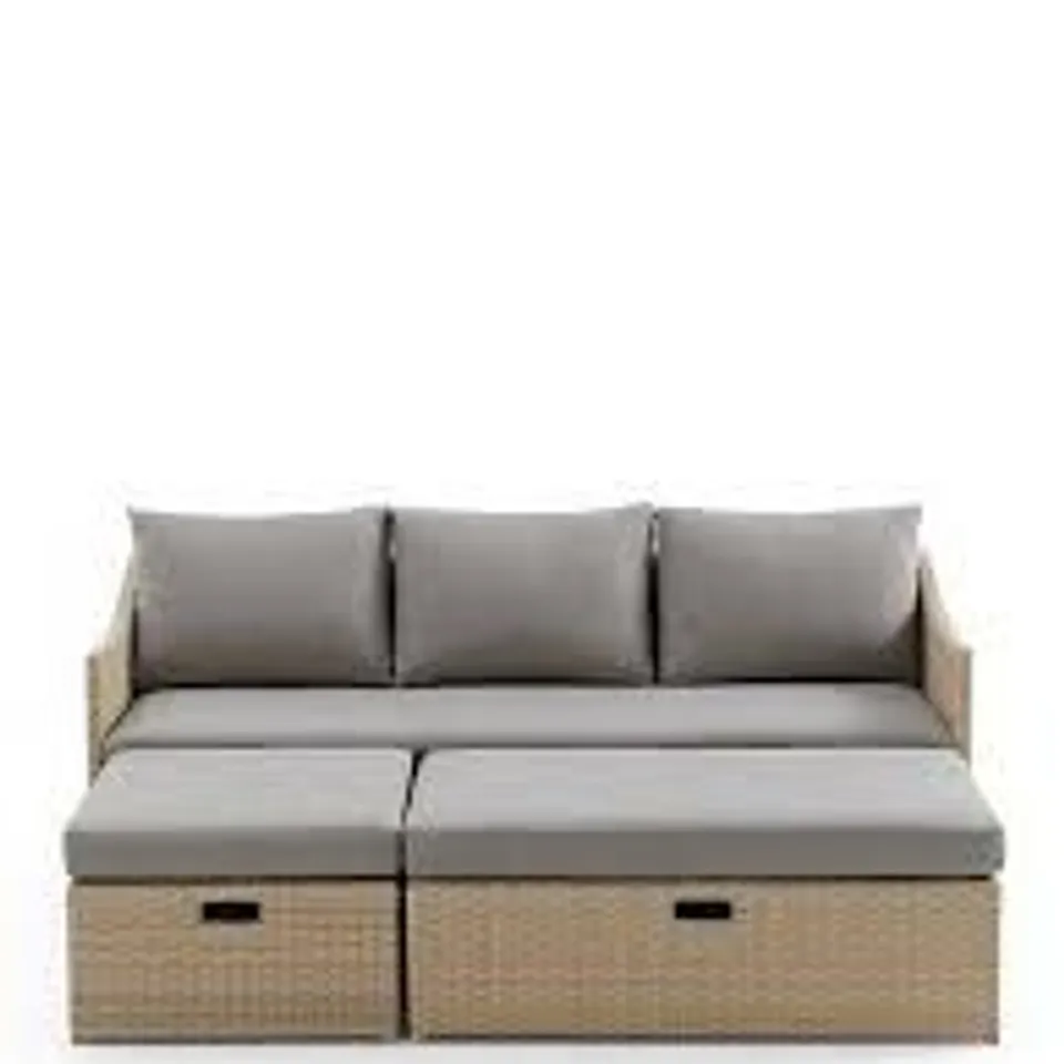 BOXED SARASOTA MULTI-FUNCTION CHAISE & SOFA (1 BOX) RRP £700