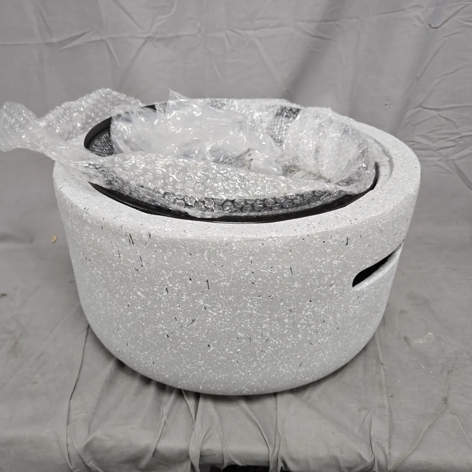 BOXED CLAY EFFECT MGO FIRE PIT 45CM 