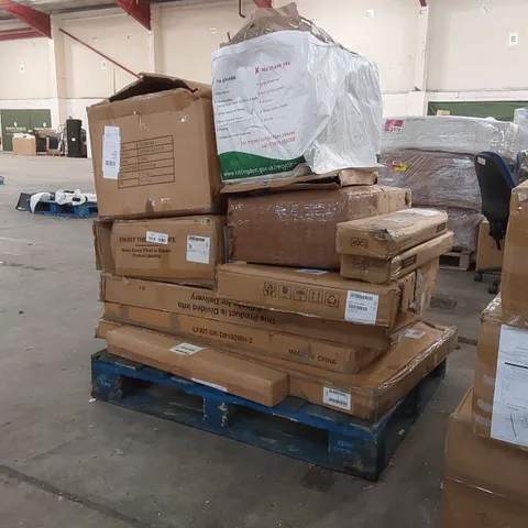 PALLET OF ASSORTED FURNITURE PARTS 