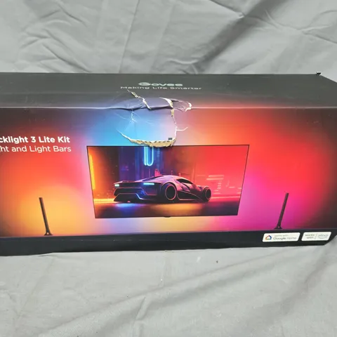 GOVEE TV BACKLIGHT 3 LITE KIT WITH STRIP LIGHT AND LIGHT BARS β BOXED