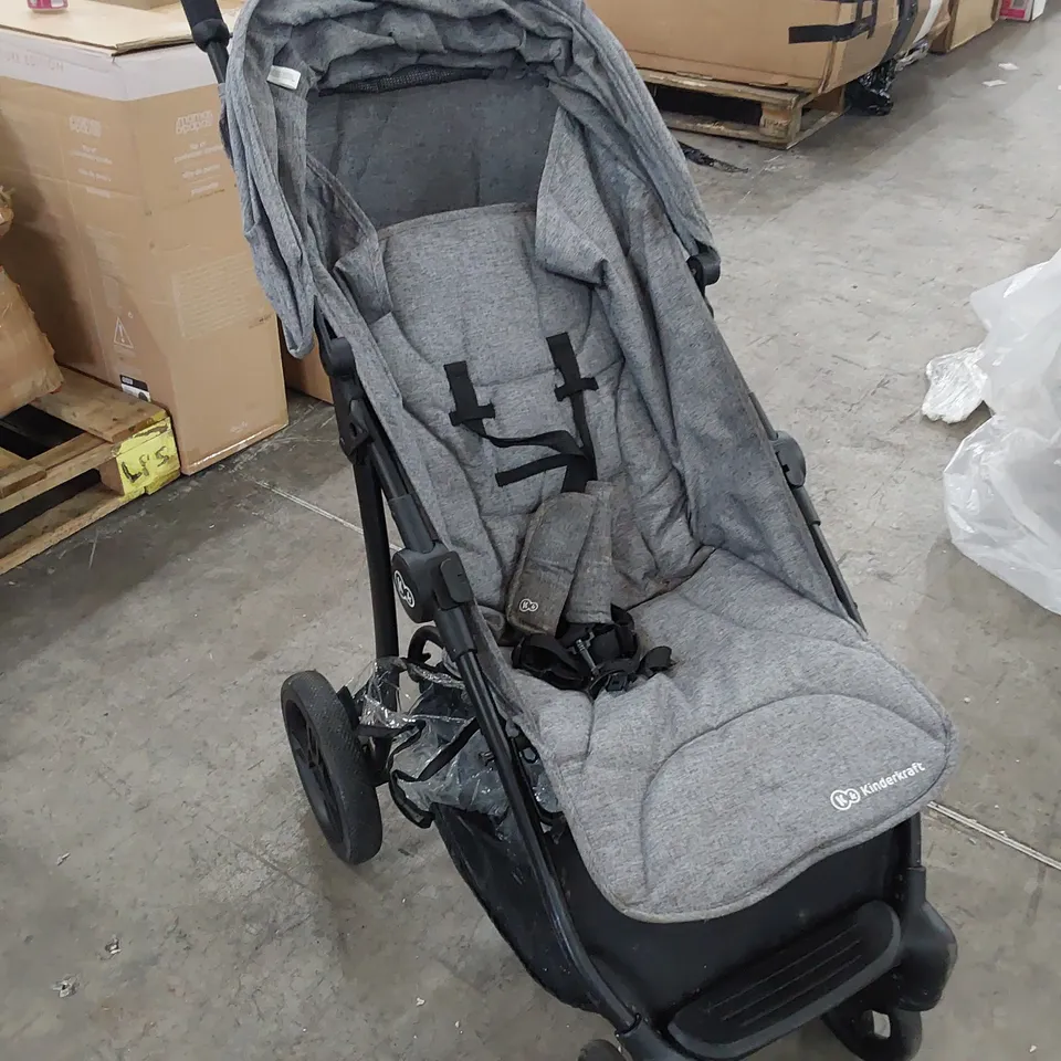 KINDERKRAFT NUBI PUSHCHAIR/ STROLLER GREY RRP £159.99