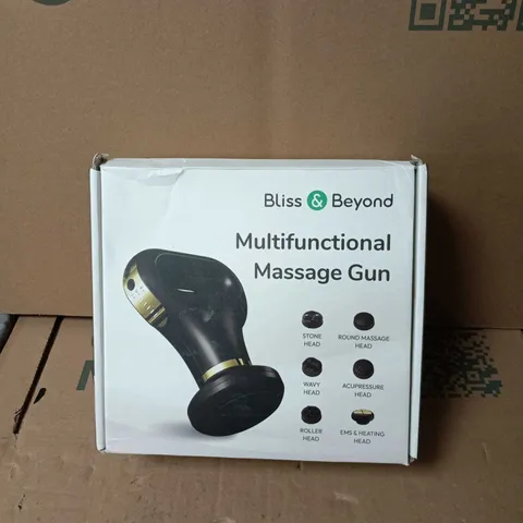 BLISS AND BEYOND MULTI-FUNCTIONAL MASSAGE GUN BOXED