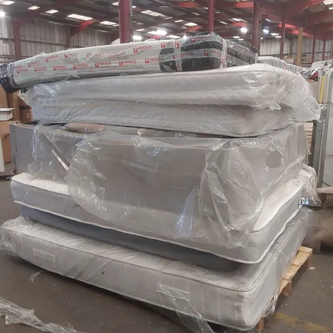 PALLET CONTAINING APPROXIMATELY 6 MATTRESSES, 1 HEADBOARD, 2 DIVAN BASE PARTS