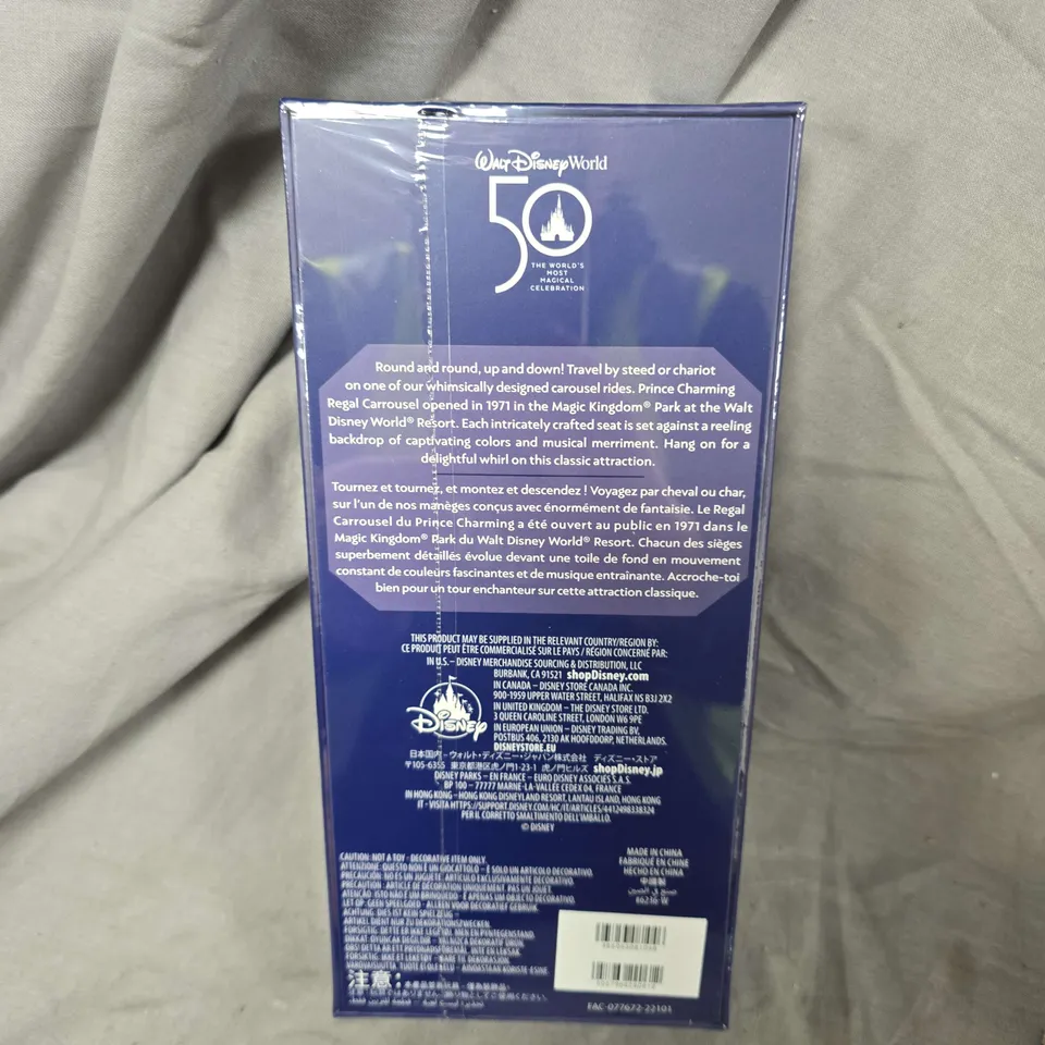 BOX OF APPROXIMATLEY 12 DISNEY MICKEY MOUSE THE MAIN ATTRACTION – PRINCE CHARMING REGAL CARROUSEL, LIMITED EDITION FIGURE (7/12), BOXED