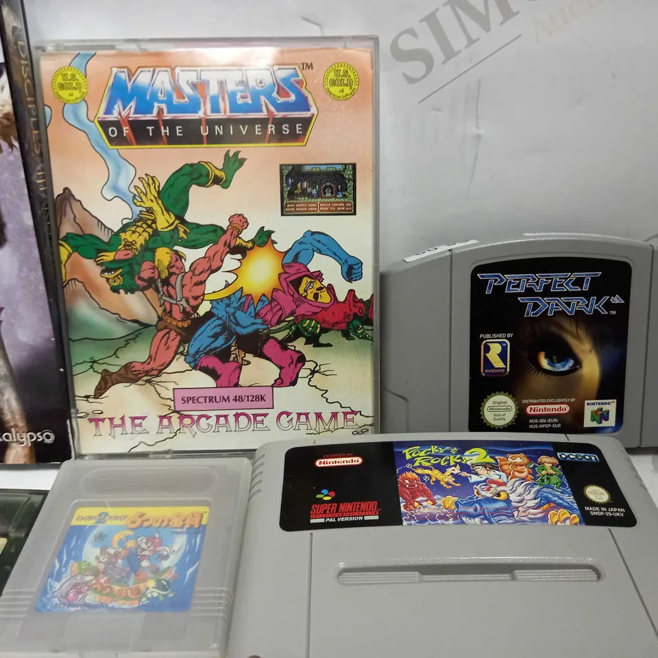 LOT OF 7 RETRO VIDEO GAMES