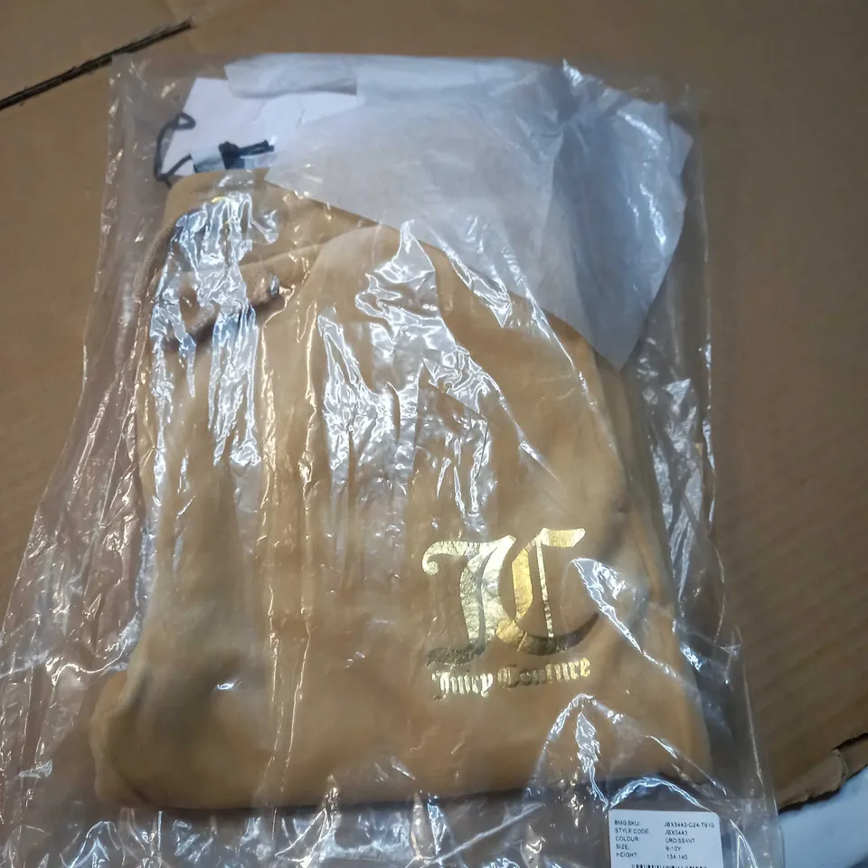 PACKAGED JUICY COUTURE CROISANT TRACK BOTTOMS - AGE 9/10YRS