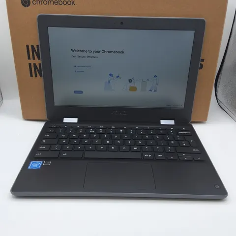 ASUS CHROMEBOOKI INTEL INSIDE LAPTOP IN DARK GREY - C214M