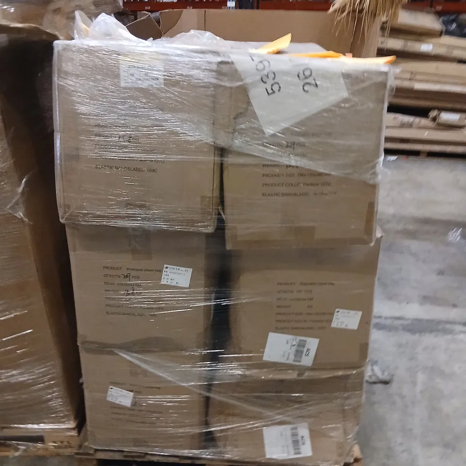 PALLET OF APPROXIMATELY 1800 BIRCHBOX WASHABLE PAPER BAGS