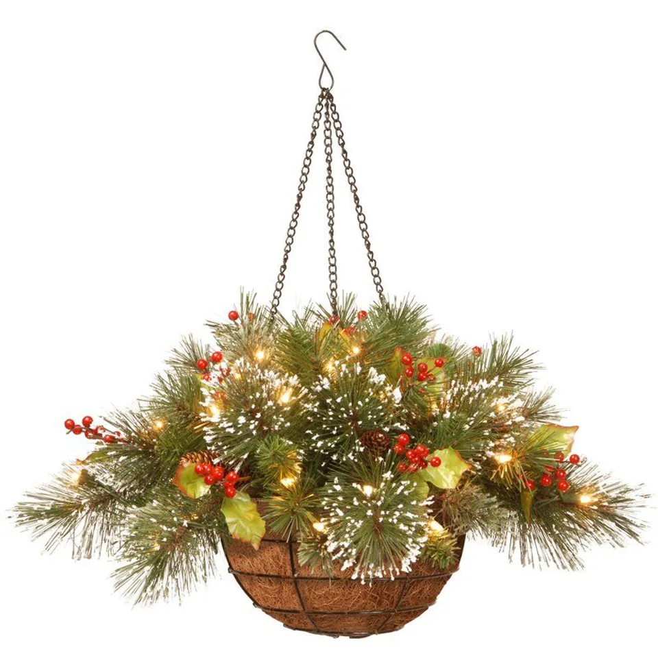 WINTERY HANGING BASKET